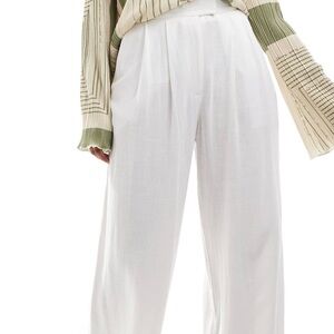 Elegant White Women's Pants